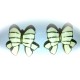 White Bow Earrings